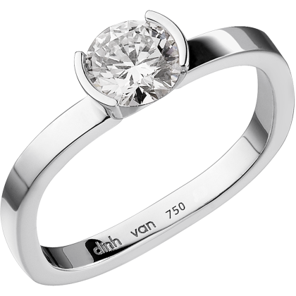 Flore medium engagement ring 