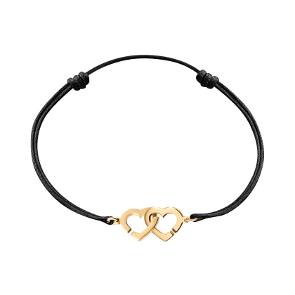 Double Cœurs R9 cord bracelet