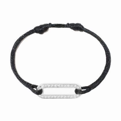 Maillon L cord bracelet 