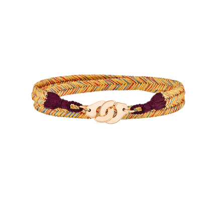 Bracelet tissé Menottes dinh van R10