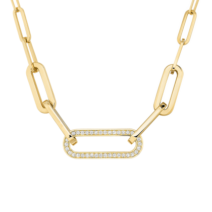 Maillon L necklace